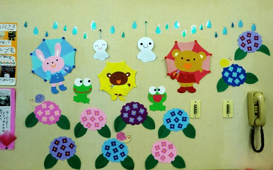 壁面飾り(6月)①