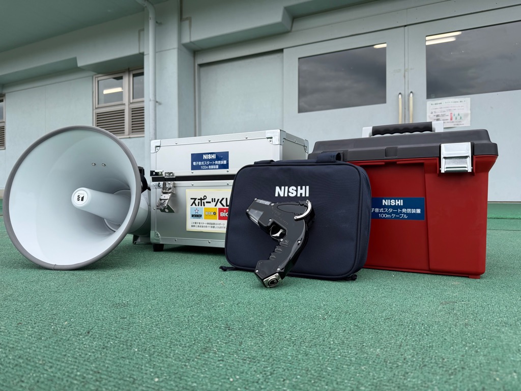 ほ（生涯学習課）toto助成金活用　電子音スタート発信装置の写真
