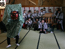 畑中（はたけなか）の大神楽の写真