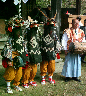 三輪神社の三匹獅子舞の写真