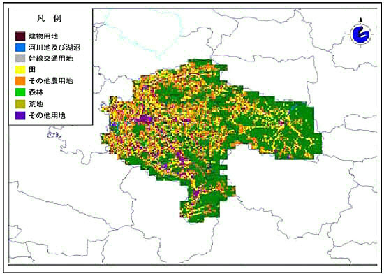田村市の土地利用状況