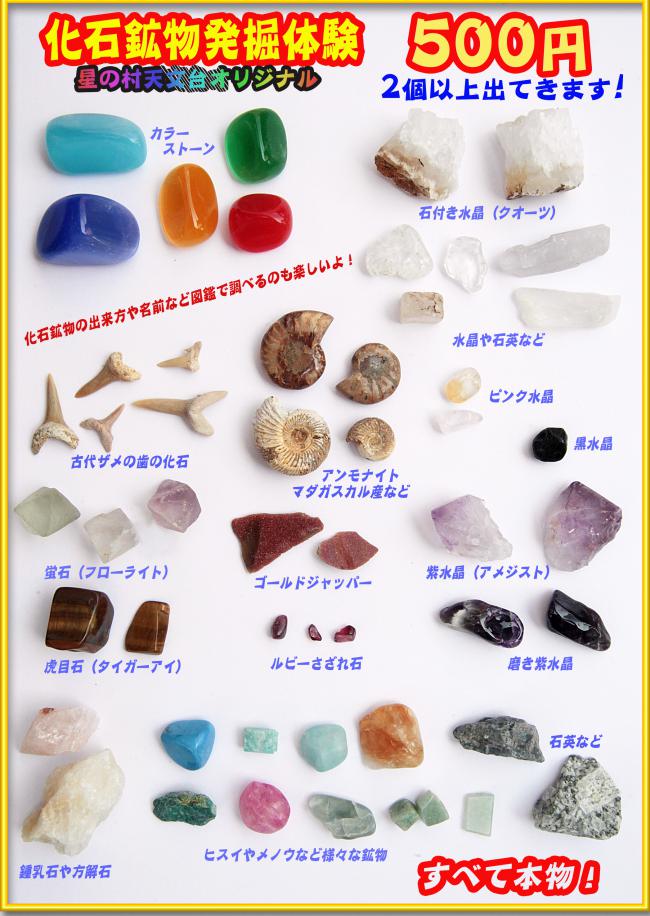 化石鉱物発掘体験案内 福島県田村市ホームページ